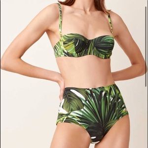 DOLCE & GABBANA Beachwear Printed bikini top (1)